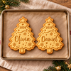 Personalized Name Merry Christmas - Christmas Tree Shaped Cookie Stamp HA75 57016