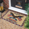 Personalized Family Name 250 Years Of Freedom USA Patriotic Faux Pattern Doormat - 2D Printed Not Embroidered Patriotic America Decor HO82 901580
