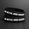Charlie Kirk "Be Better Work Harder" Bracelet LM32 65767