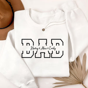 Custom Name You're A Great Dad And Mom Embroidered Sweatshirt TH10 892655