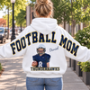 Custom Photo Football Dad Mom Shoulder To Shoulder Shirt CH07 180932