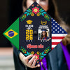 Personalized Country Flag Graduation Cap Topper Class of 2026 Gift CH07 910900