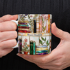 Custom Name Floral Book Mug Personalized Gift For Book Lovers TH10 898765