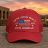 1776-2026 USA 250th Anniversary Embroidered Trucker Hat TH10 170257