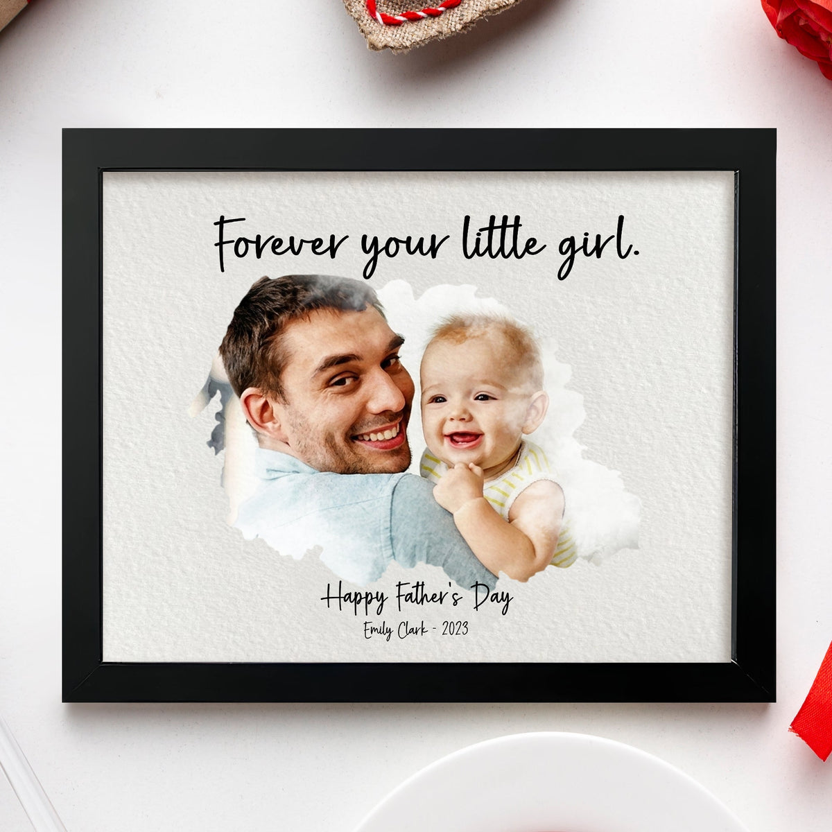Custom Photo Forever Your Little Boy Picture Frame - Gift for Father’s Day HO82 902282