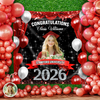 Custom Photo Class of 2026 Graduation Balloons Backdrop, Personalized Party Decor HO82 901876