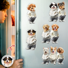 Custom Face Cute Dog Acrylic Fridge Magnet For Dog Dad Dog Mom CH07 910162