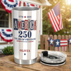 Custom Name America 1776-2026 250 Years Of Freedom Fat Tumbler TH10 170131