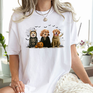 Custom Photo Gothic Halloween Shirt For Dog Lover TH10 896135