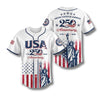USA 250th Anniversary Patriotic Statue of Liberty Baseball Jersey Shirt HO82 902562