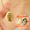Custom Photo You Left Paw Prints On My Heart Dog Memorial Locket Necklace HO82 893674