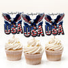 Faith, Family & Freedom America 250 Years Cupcake Topper HA75 898836