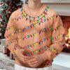 Custom Funny Body Naughty Christmas Light AOP Ugly Sweater - Personalized Christmas Gift For Husband, Son, Grandpa, Dad HA75 919158