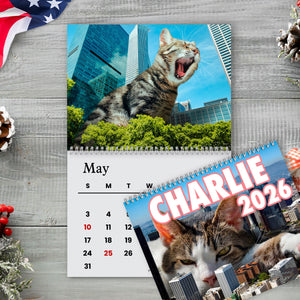 Funny Lazy Cats Wall Calendar 2026 For Cat Lovers LM32 897309