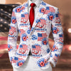 250 Years Anniversary America 1776-2026 Patriotic Men's Suit HO82 901682