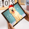 Custom Cartoon Photo Cute Gifts For Pet Lovers 2-Layered Wooden Plaque With Stand LM32 893523