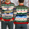 Custom Photo Merry Fishmas Personalized Ugly Sweater Christmas Gifts HA75 919614