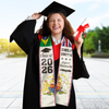 Custom Photo With Country Flag Class Of 2026 Stole Graduation Gift, Senior Gift LM32 897699