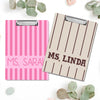 Custom Teacher Clipboard With Name, Personalized Classroom Supplies, Teacher Appreciation Gift, School Office Clipboard HO82 902904