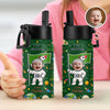 Personalised Photo Cute Astronaut Galaxy Kid Water Bottle with Positive Affirmations Phrase, Back To School Gift for Kids HO82 902976