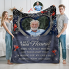 Personalized A Hug From Heaven Custom Photo Memorial Blanket CH07 896454