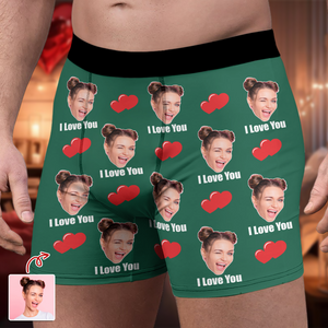 Custom Photo I Love You Men's Boxer Brief Funny Valentine Gift CH07 899300