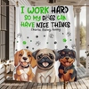 Personalized I Work Hard So My Dog Can Have Nice Things Blanket Gift For Dog Lovers LM32 893199