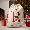 Custom Name Christmas Letter Christmas Sack, Personalized Holiday Gift Bag HO82 903920