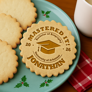 Custom Photo Mastered It! Cookie Stamp Gift For Graduation Day HO82 900686