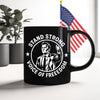 Stand Strong Charlie Kirk - Voice Of Freedom Memorial Black Mug LM32 65535
