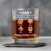 Custom Dog Photo You May Have Adopted Us Whiskey Glass Father’s Day Gift HO82 902506