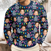 Best Mom Dad Ever Christmas Light - Personalized Ugly Sweater CH07 899394
