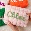 Personalized Name Quilted Nylon Makeup Bag- Gift For Mom, Girlfriend, Women, Bridesmaid Gift LM32 899545