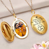 Custom Photo Happy Mother's Day Gift To Me You Are The World Locket Necklace HO82 893658