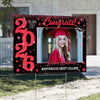 Custom Photo Class of 2026 Graduation Yard Sign CH07 910744
