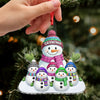 Custom Name Snowman Family Acrylic Ornament CH07 899778