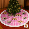 Custom Photo Name Dog Cat Christmas Style Tree Skirt Christmas Decor Gift CH07 899766