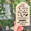 When The Wind Blows, I Hear Your Whisper Memorial Wind Chimes HA75 891966
