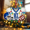 Personalized Gifts For American Football Lovers Christmas Acrylic Ornament TH10 894941