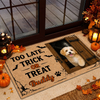 Custom Dog Photo You're Too Late, Trick or Treat Halloween Doormat LM32 669575