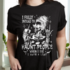 Personalized I Fully Intend To Haunt People Funny Halloween Dark Shirt HA75 897496