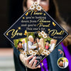 I Know You're Looking Down From Heaven Graduation Cap Topper – Custom Photo Memorial Mom Gift TH10 169107