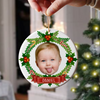 Customize Kid Face Ceramic Ornament For Christmas HO82 903746