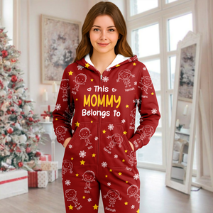 This Mommy Belongs To Kids - Personalized Onesie Pajamas HO82 900516