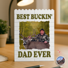 Custom Photo Hunting Dad Buckin' Dad Ever Building Brick Blocks LM32 669113