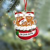 Gingerbread Christmas Acrylic Ornament Personalized Gift For Family HO82 894642