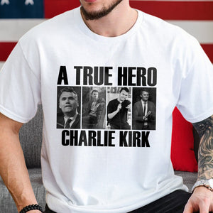 A True Hero Charlie Kirk Rest In Peace Bright Shirt HO82 65766