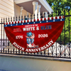 Personalized Courtesy Of The Red, White & Blue 250th Anniversary 1776–2026 Cowboy Boots Non-Pleated Fan Flag LM32 669265