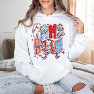 Game Day Baseball Coquette Brushstroke Family Bright Shirt HO82 893648