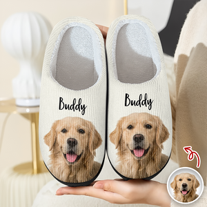 Custom Photo Dog Cat Pet Slippers Gift For Pet Owner HA75 892996
